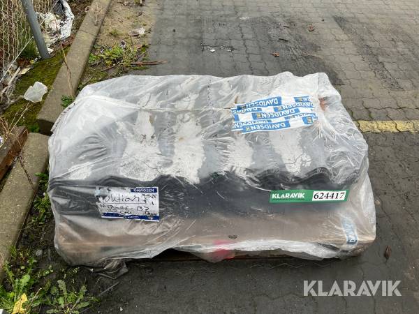 Tagplader Swisspearl Halve sort/ blå 27 styk