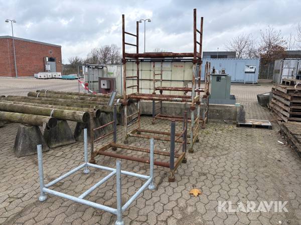 Metal stativer - 7 styk