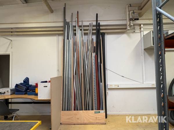 Rør + skinner assorteret